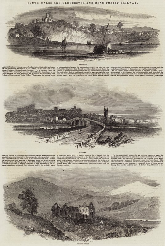 South Wales and Gloucester and Dean Forest Railway by Samuel Read