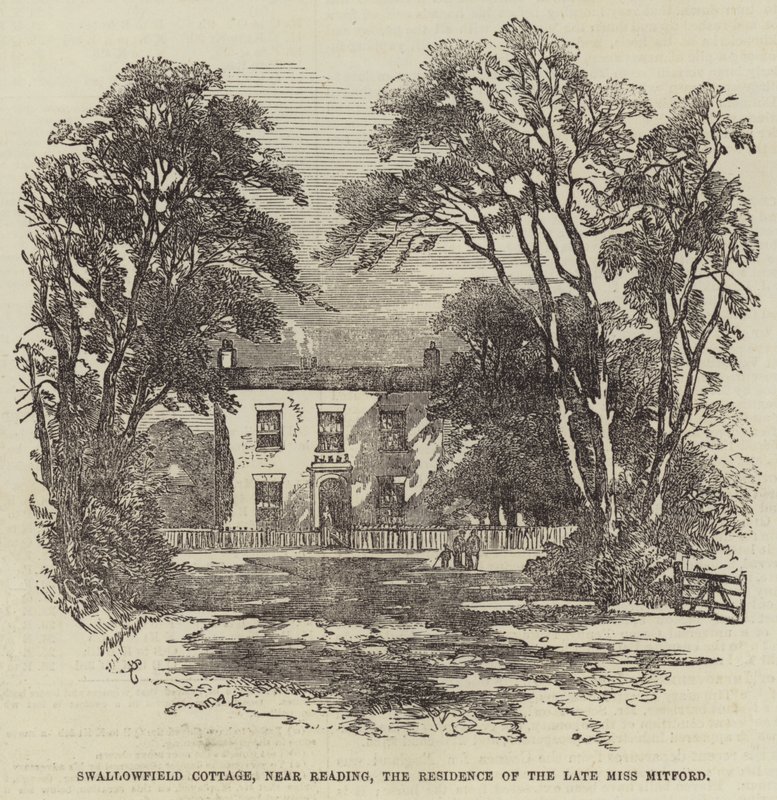 Swallowfield Cottage, Near Reading, the Residence of the Late Miss Mitford by Samuel Read