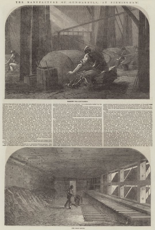 The Manufacture of Gun-Barrels, at Birmingham by Samuel Read