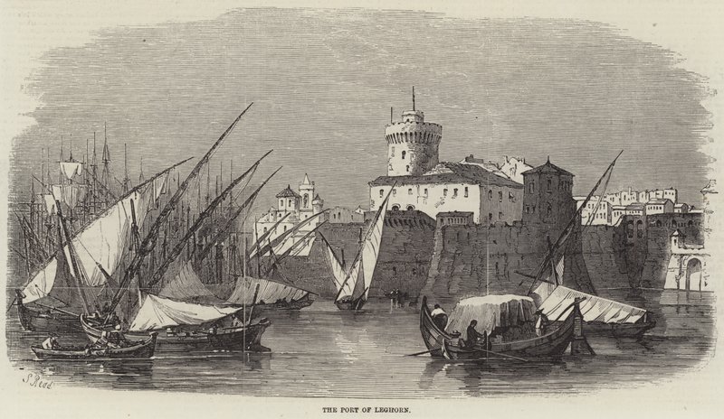 The Port of Leghorn by Samuel Read