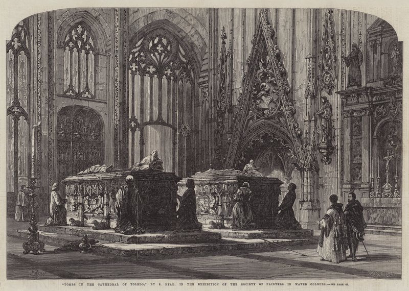 Tombs in the Cathedral of Toledo by Samuel Read