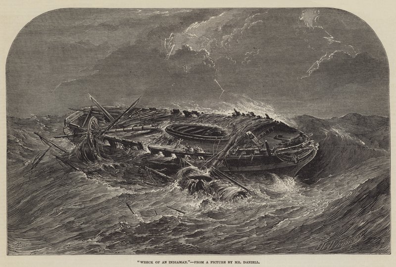 Wreck of an Indiaman by Samuel Read