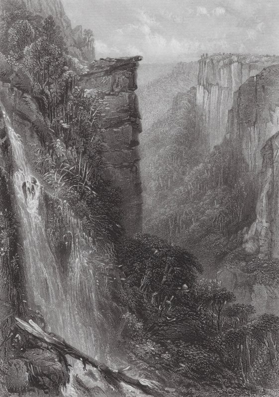 Australia: Fall of the Weatherboard by Samuel (after) Prout