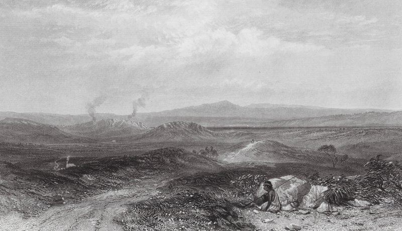 Australia: View near Botany Bay by Samuel (after) Prout