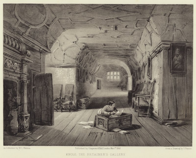 Knole, The Retainers Gallery by Samuel A. Rayner