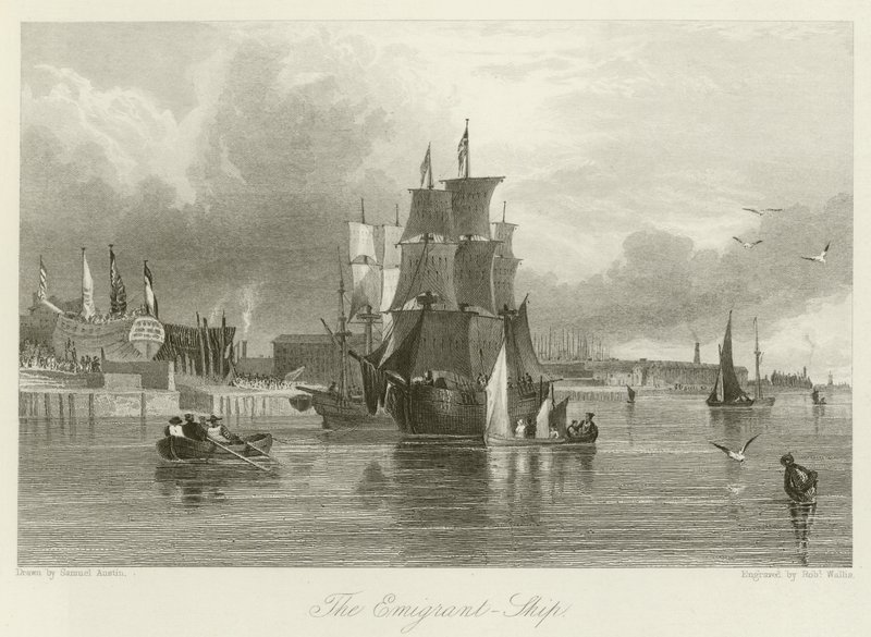 The Emigrant Ship by Samuel Austin