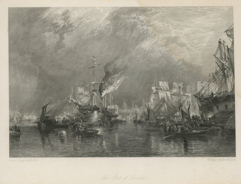 Port of London by Samuel Bough
