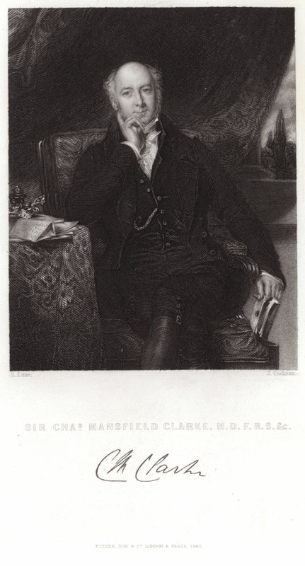 Portrait of Sir Charles Mansfield Clarke by Samuel Lane