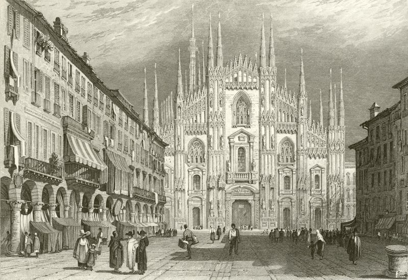 Milan Cathedral by Samuel Prout