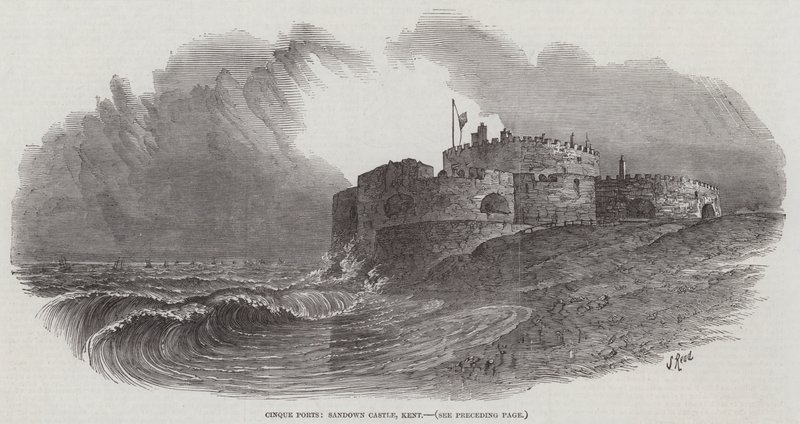 Cinque Ports, Sandown Castle, Kent by Samuel Read