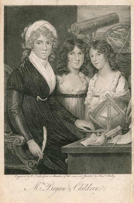 Mrs Bryan and Children by Samuel Shelley