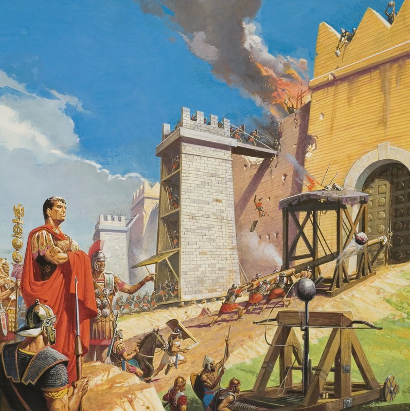 Assault on Carthage by Severino Baraldi