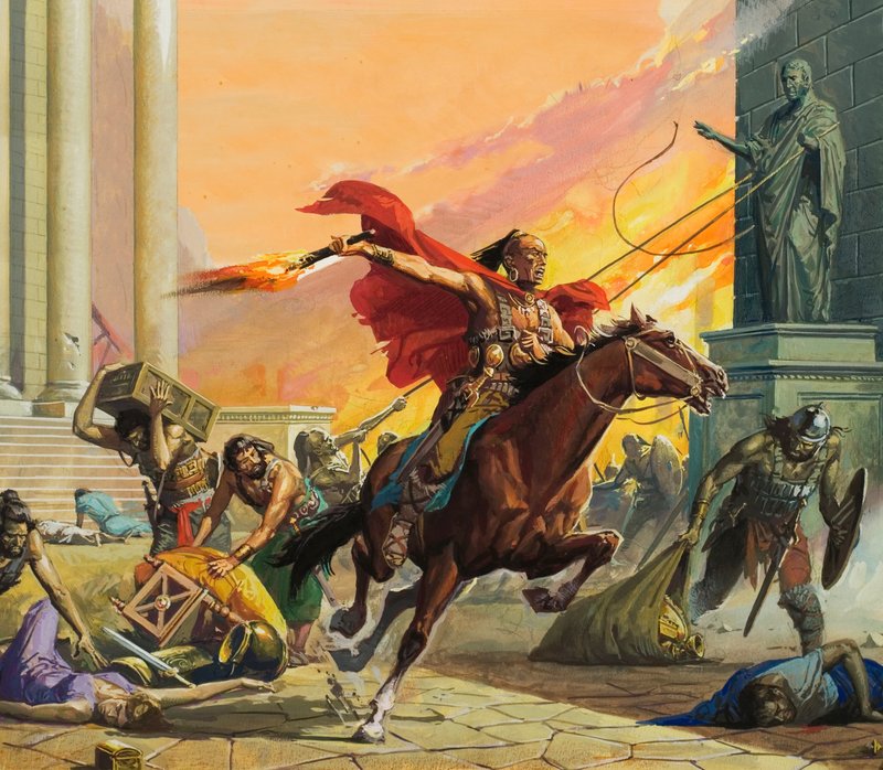 Barbarians at the Gate by Severino Baraldi