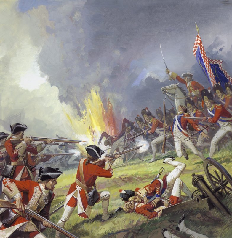 Battle of Fontenoy by Severino Baraldi