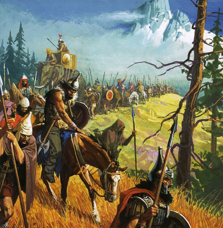 How Hannibal Marched into History by Severino Baraldi