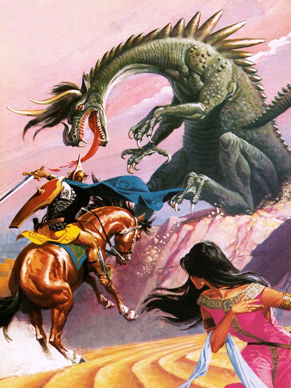 St George and the Dragon by Severino Baraldi