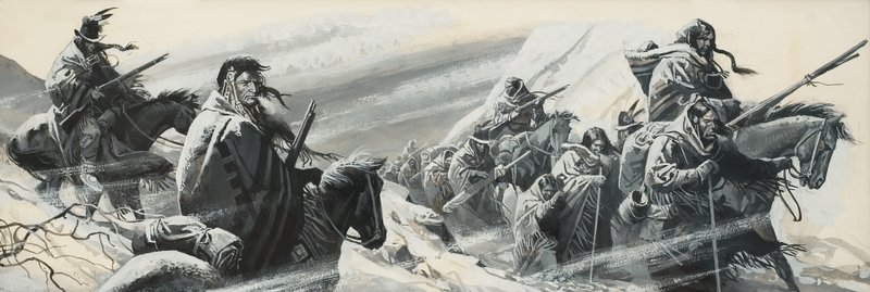 Trek of the Nez Perce by Severino Baraldi