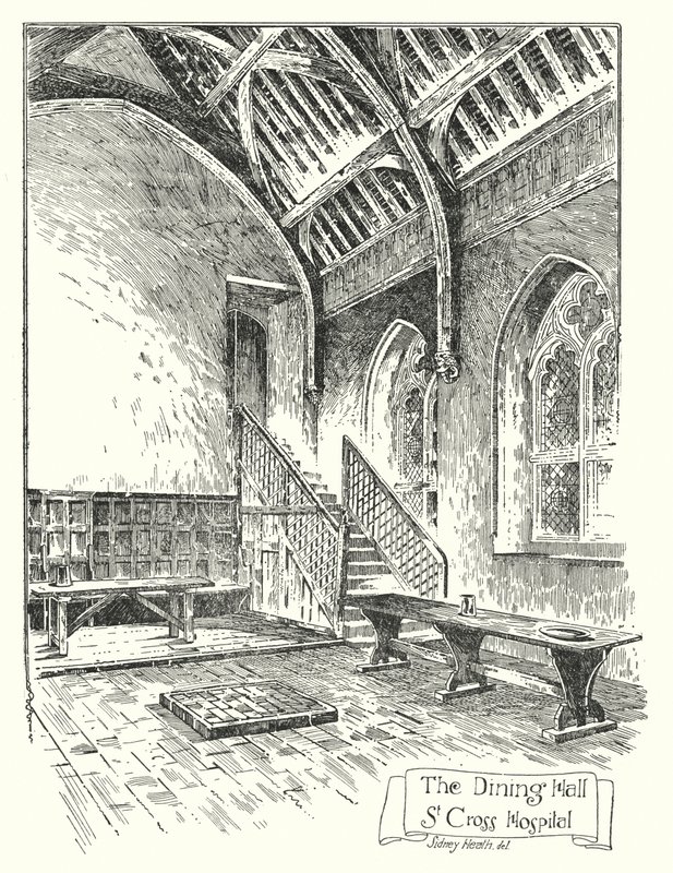 The Dining Hall, St Cross Hospital by Sidney Heath