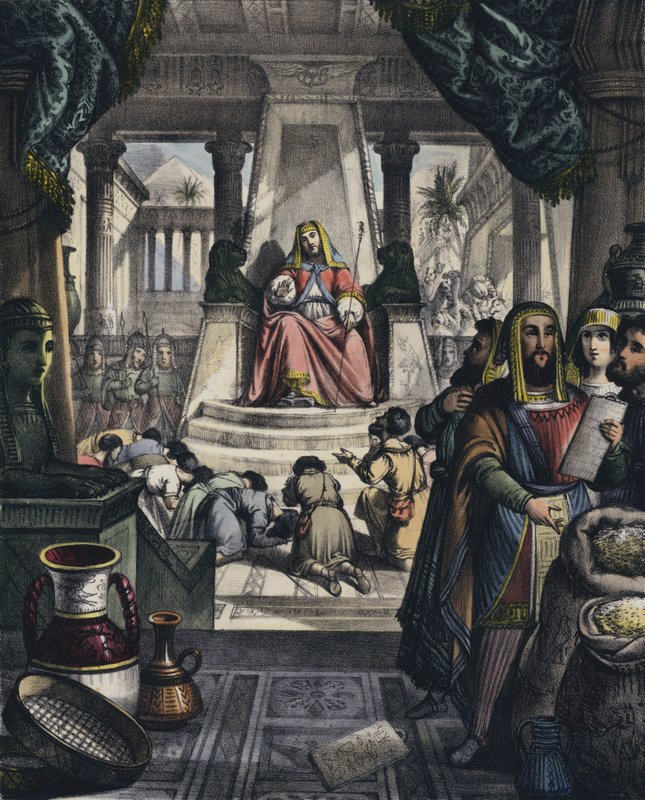 Joseph receiving the homage of his brethren by Siegfried Detler Bendixen