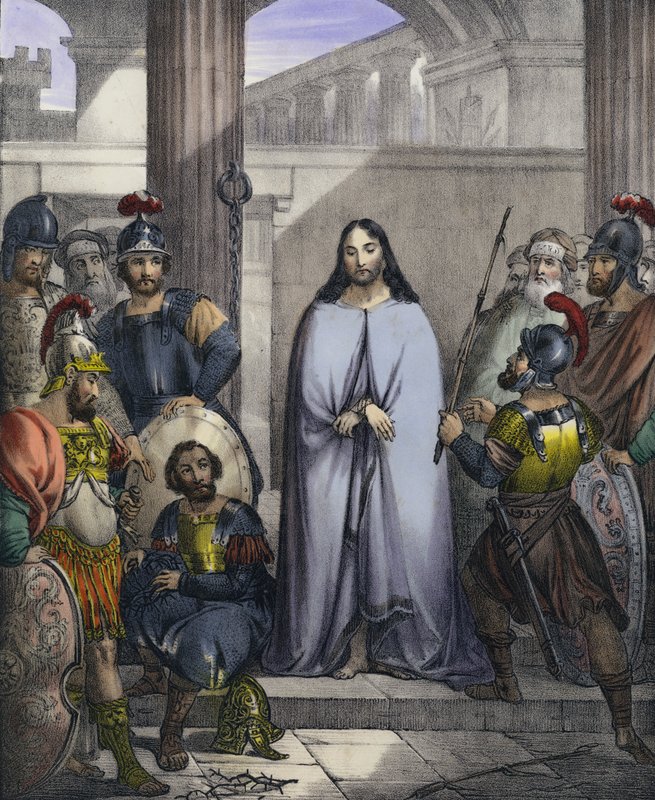 The Roman soldiers mocking Christ by Siegfried Detler Bendixen