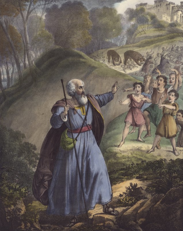 Little children mocking Elisha by Siegfried Detler Bendixen