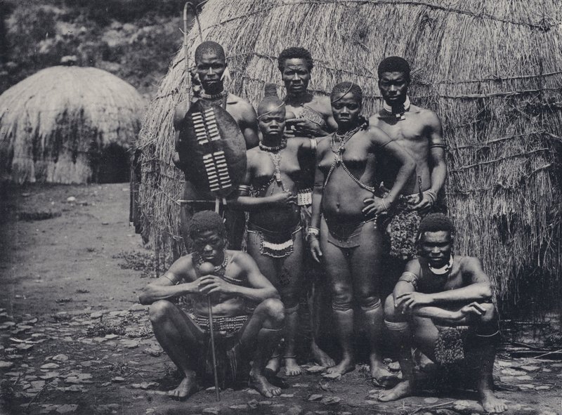 The Native at Home (b/w photo) by South African Photographer