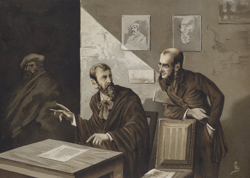 Madness and Hallucination of an English Painter by Spanish School