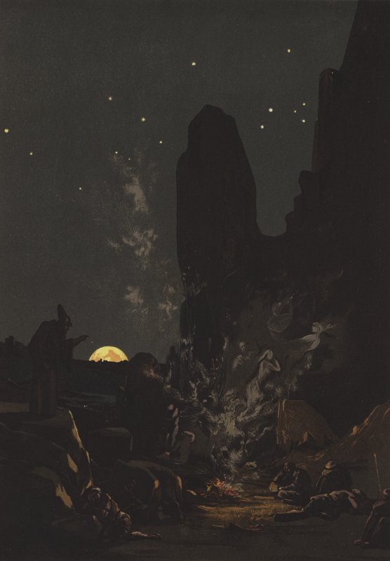 The Old Man of the Mountain by Spanish School