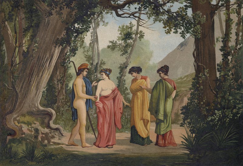 The Judgement of Paris by Spanish School