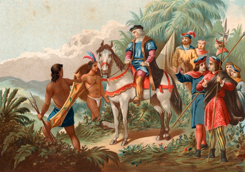 Expedition to the mountains of Gold by Spanish School