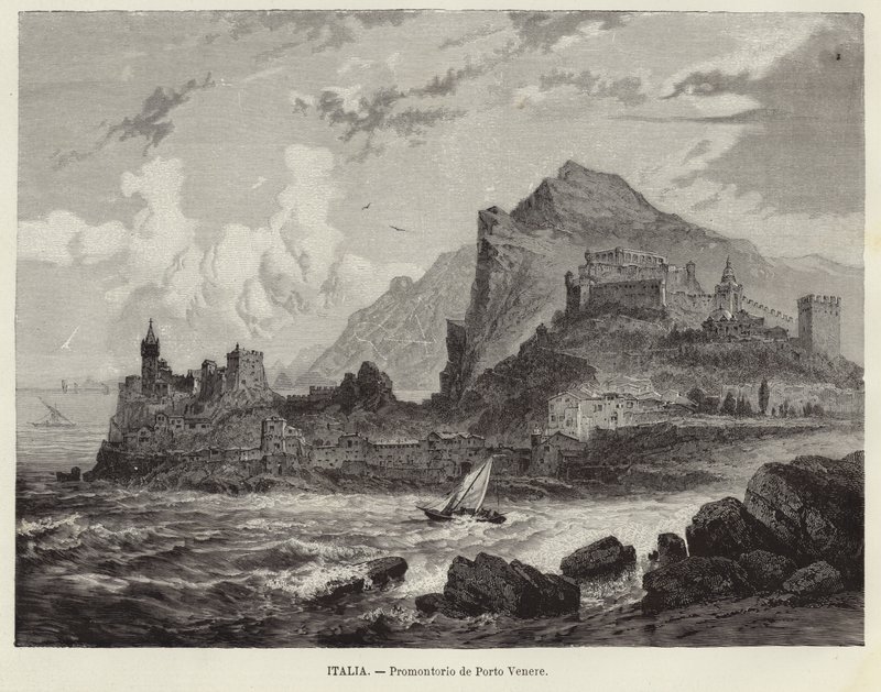 Promontory of Portovenere by Spanish School