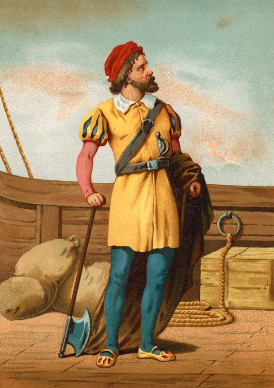 Martin Alonso Pinzon who sailed with Columbus by Spanish School