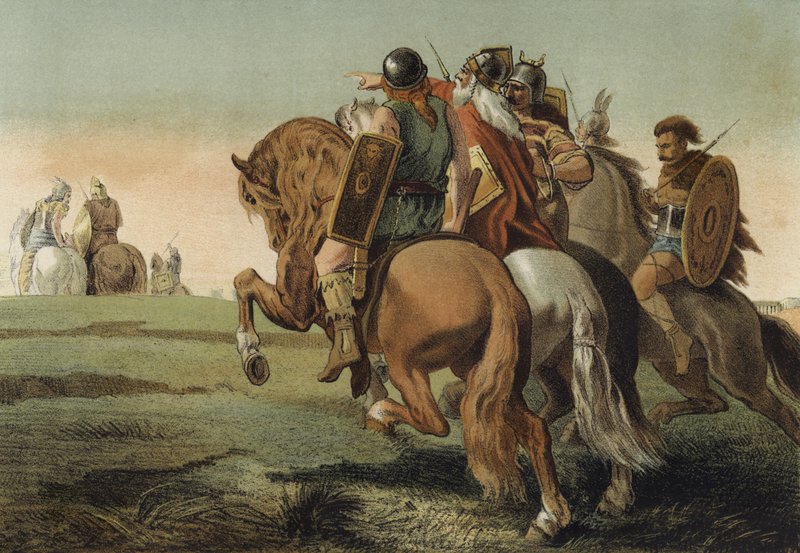 The Barbarians Before Rome by Spanish School