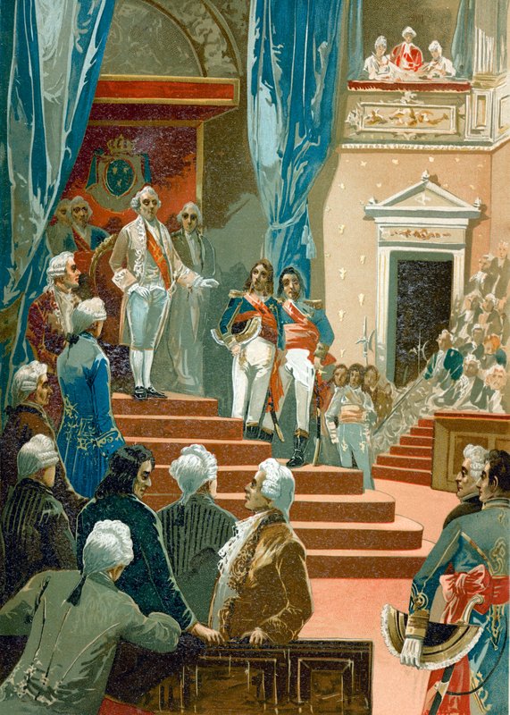 Unidentified scene during French Revolution by Spanish School