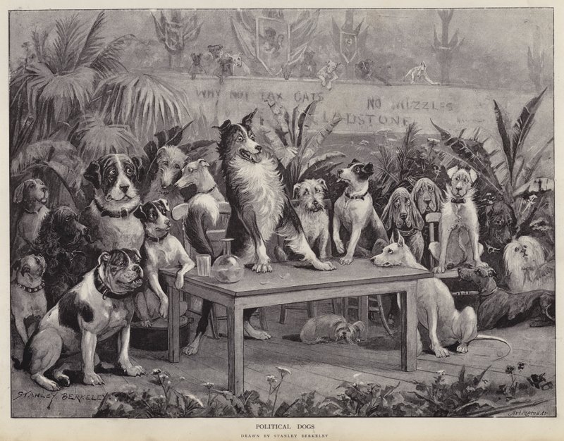 Political Dogs by Stanley (after) Berkeley