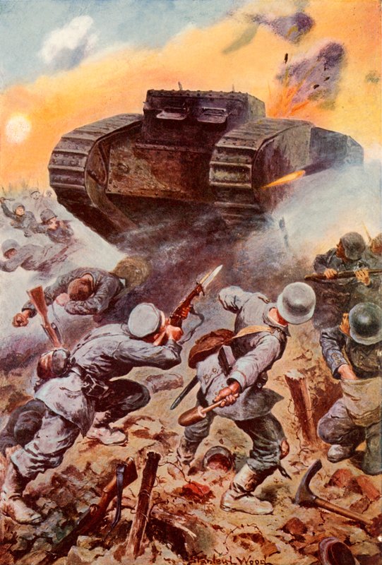 Tanks in Action by Stanley L. Wood