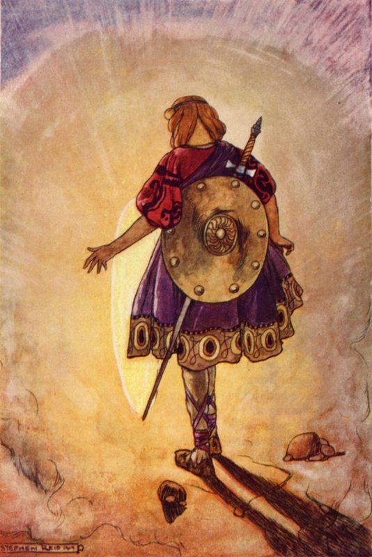 Cuchulain follows the shining wheel by Stephen Reid
