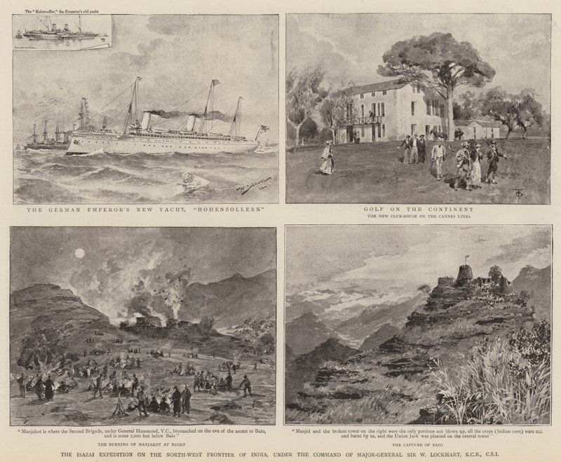 The Isazai Expedition on the North-West Frontier of India, under the Command of Major-General Sir W Lockhart by Stoewer Willy