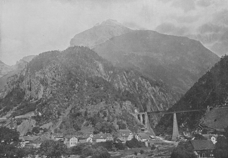 Amsteg, Gotthard Line by Swiss Photographer