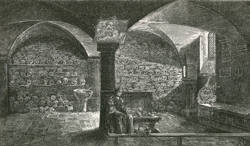 Charnel-House at Stans, Chief Town of Nidwalden by Swiss School