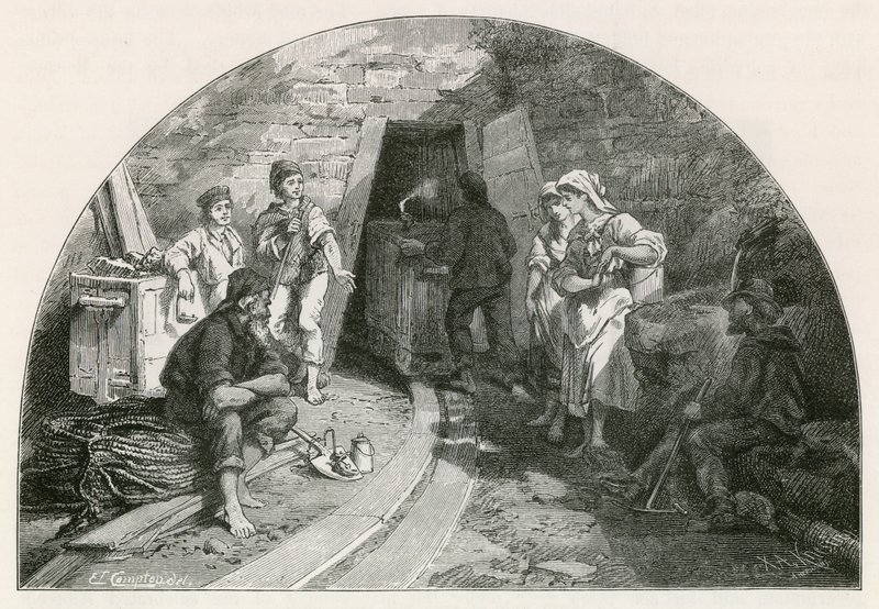 Entrance to the Salt Mines of Bex by Swiss School