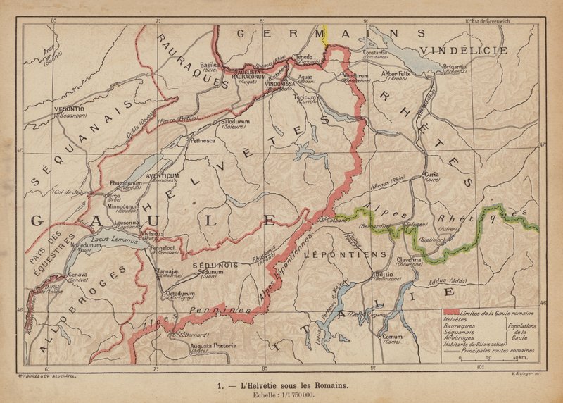 Switzerland under the Romans by Swiss School