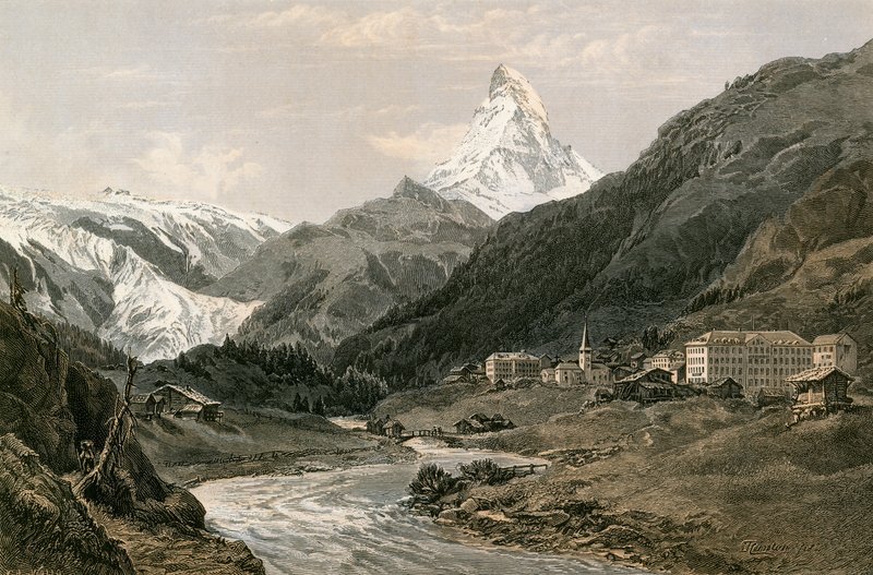 Zermatt and the Matterhorn by Swiss School