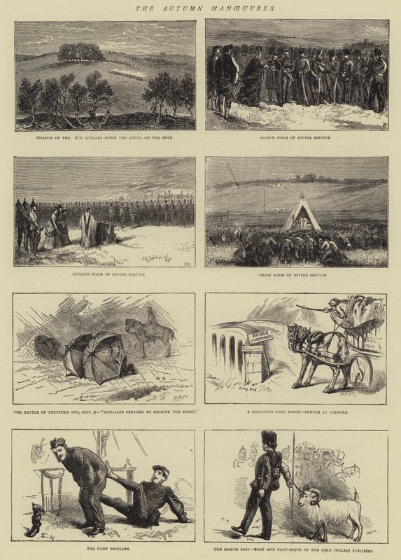 The Autumn Manoeuvres by Sydney Prior Hall