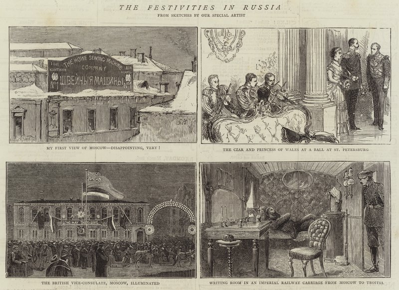 The Festivities in Russia by Sydney Prior Hall