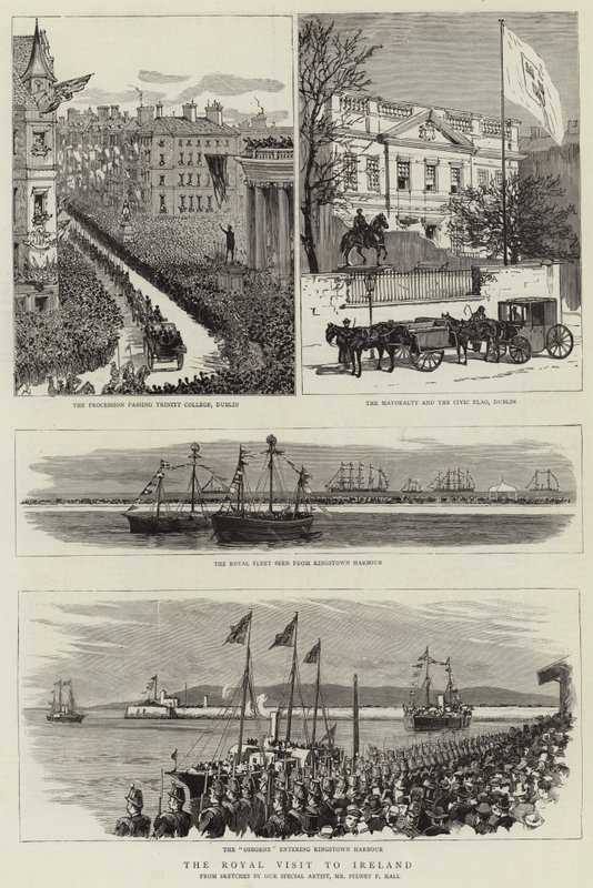 The Royal Visit to Ireland by Sydney Prior Hall