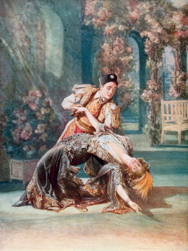 The Merry Widow: Danilo and Sonia by Talbot Hughes