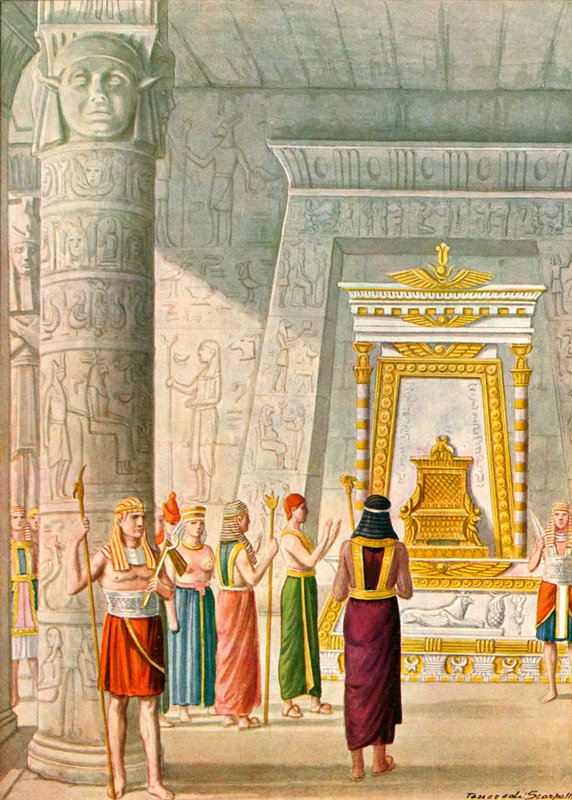 Egypt - Guardians of the Temple by Tancredi Scarpelli