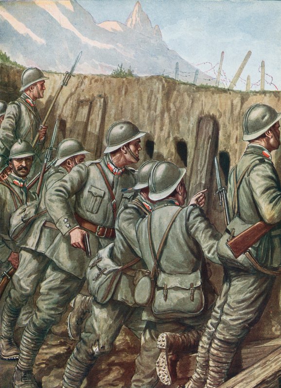 In the Trenches by Tancredi Scarpelli