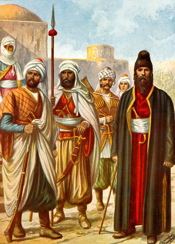 Kurds, Georgian and Armenian by Tancredi Scarpelli